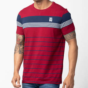 2024 T-shirt d'été pour hommes Design personnalisé et logo imprimé sur un t-shirt uni vierge en coton/fibre de bambou tricoté - Product Image 4