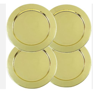 Assiettes décoratives de table pour la vaisselle Assiettes de présentation à prix raisonnable pour le mariage et tous les événements Décoration de table Assiette de fond - Product Image 3