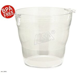 Secchiello portaghiaccio <b>Plastica</b> (26x25cm) per bottiglia CRYSTAL Trasparente 2592026 - Product Image 1