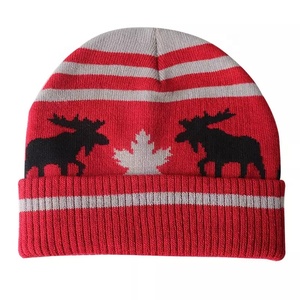 Alta calidad personalizado moda bordado jacquard logo acrílico gorro compresión cubo gorro invierno otoño bordado logo - Product Image 1