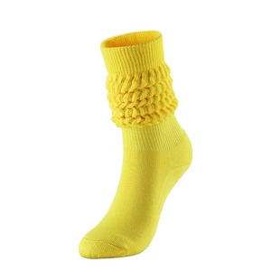 Calcetines lisos de color sólido personalizados de alta calidad para hombres 100% algodón transpirable suave y cálido calcetines de hombre de longitud media elásticos de moda - Product Image 4