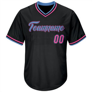 Maillot de baseball personnalisable de qualité supérieure, vêtements de sport respirants, séchage rapide, grande taille, polyester, logo personnalisé, sublimation - Product Image 2