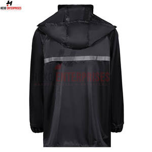 Best Selling Lightweight High Quality <b>Silk</b> Rain Jacket Windproof Waterproof Outdoor Windbreaker With Hooded Collar for Hiking - Product Image 2