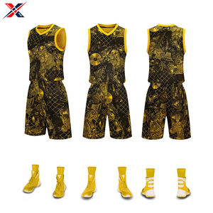 Les adultes portent des vêtements de sport de bonne qualité maillot de basket-ball pour les hommes dernière conception uniforme de basket-ball imprimé personnalisé - Product Image 4