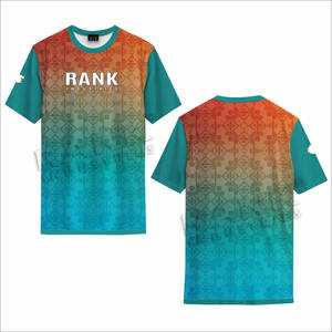 เสื้อยืดสำหรับผู้ชายทรงคลาสสิกน้ำหนักเบาเสื้อยืดสีตัดกัน - Product Image 5