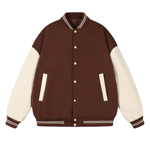 Chaqueta de hombre personalizable, éxito de ventas, chaqueta de béisbol universitaria para hombre, chaqueta cortavientos con cuello levantado para hombre - Product Image 3