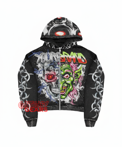 เสื้อฮู้ดผ้าคอตตอนพิมพ์ลายแอซิดวินเทจทรงโอเวอร์ไซส์เสื้อฮู้ดคริสตัลวิบวับเสื้อสวมหัวดีไซน์ยูนิเซ็กส์ - Product Image 6