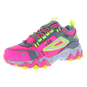 Chaussures Fila Oakmont Tr pour filles Couleur : Rose/Gris 100% authentiques - Product Image 1