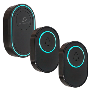 Timbre Inalámbrico con Luz RGB, 39 Melodías y Control de Volumen, Botones Táctiles Impermeables, Funciona con Batería, para Apartamentos - Product Image 2