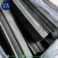 Charbon de bois de sciure à haute valeur calorifique, longue durée de combustion, sans fumée, pour barbecue, briquette bitumineuse du Vietnam, temps de combustion de 4 à 6 heures
