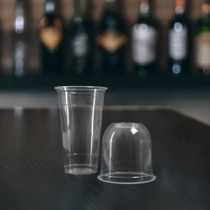 Vasos de plástico desechables transparentes de alta calidad, tapas de 95mm para bebidas/café/jugo de pared simple de 14/16/24oz, fabricadas en Vietnam - Product Image 5