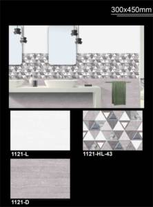 Porcelaine polie à haute brillance 300X450mm carrelage mural et de sol en céramique carrelage émaillé poli vitrifié aspect marbre - Product Image 6