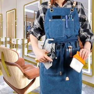 Tabliers de barbier confortables les plus vendus en vente Tabliers de barbier durables en coton au design personnalisé - Product Image 6