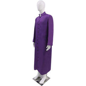 Transpirable de alta calidad personalizado Logo impresión peso ligero hombres Iglesia bata 2023 Iglesia traje - Product Image 3