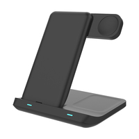 Chargeur sans fil pliable 2026 pour voyage, station de charge magnétique 3-en-1 rapide avec indicateur lumineux pour plusieurs appareils
