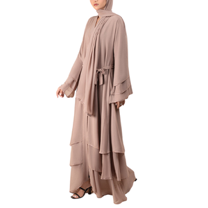 High Quality Quick Dry Breathable Ladies Abaya Kimono <b>Cardigan</b> New Modest Islamic Professional Muslim Clothing Plus Size - Product Image 2