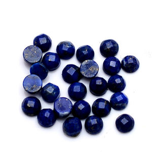 25 Pcs Naturel Lapis Lazuli 3mm Rond Rosecut 2mm Épais Gemme 2.55 Cts Iroc Ventes Haute Qualité Lâche Pierre Cercle Facettes Cabine - Product Image 3