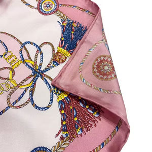 ผ้าพันรอบผ้าไหมแบบดึงได้ผ้าบางเนื้อนุ่มแบบบิดได้ง่ายผ้าพันคอผ้าไหมเนื้อเนียนนุ่มรายละเอียดดี - Product Image 6