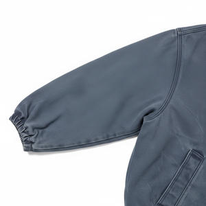 Sweat à capuche unisexe surdimensionné en coton 100% tricoté, imperméable, écologique, avec logo personnalisé, 300 g/m², pour le printemps - Product Image 4