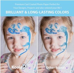 Papier photo Koala Premium 4x6 brillant, 400 feuilles, 48lb 180g/240g/260gsm, prêt à être expédié, best-seller, pour imprimante jet d'encre HP - Product Image 3