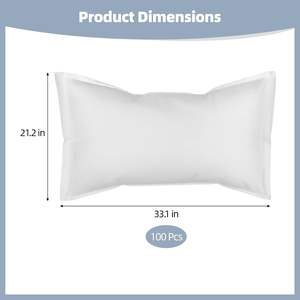 100pcs disposable Beauty salon sheets non-woven <b>massage</b> bedside <b>pillow</b> cover - Product Image 2