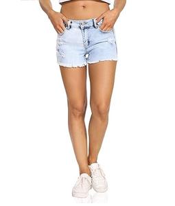 Short en denim élégant formel décontracté été mode respirant confortable Skinny Stretch Shorts en jean pour femmes - Product Image 3
