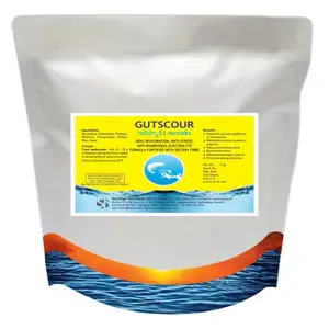 GUTSCOUR Oral Rehydration, Anti-Stress, Anti-Diarrhoeal Electrolyte Formula Fortified With Dietary Fibre Animal Feed Supplement