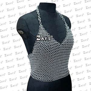 Cota de malla de aluminio hecha a mano, disfraz de fantasía de estilo tradicional ligero para Ren Faire, Cosplay, precio al por mayor disponible - Product Image 2