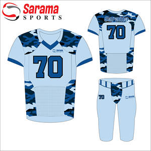 Uniforme de fútbol americano de camuflaje, 100% poliéster, impresión por sublimación Digital, Jersey de fútbol americano con diseño de camuflaje - Product Image 2