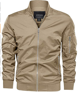 Chaqueta Bomber de Satén para Hombre, Impermeable, 100% Poliéster Satinado, de Alta Calidad, con Logotipo Personalizado al por Mayor - Product Image 4