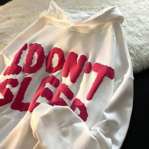 Pullover 3D puff estampado sudaderas con capucha para hombres Custom hip hop 100% algodón peso pesado puff estampado sudaderas con capucha - Product Image 3