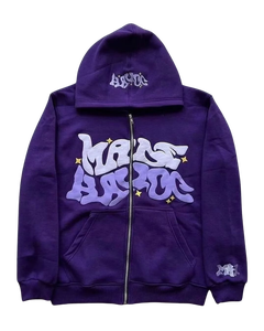 SIBRIN Sudadera con capucha con cremallera estampada de lana de algodón de calidad superior hecha de fábrica ropa de calle de invierno personalizada Sudadera con capucha con cremallera - Product Image 2