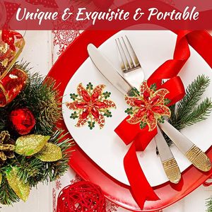Rond de serviette super luxe décor de table de fête de mariage en forme vintage unique rond de serviette indien noël - Product Image 5