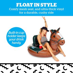 Meilleure vente : Bateau pneumatique robuste pour rivière avec siège en maille, porte-gobelet et corde de maintien pour sports nautiques en lac et rivière, activités de plein air - Product Image 4