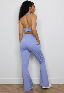 กางเกงวอร์มผ้าฟลีซ280-330 GSM ขาบานสำหรับผู้หญิงกางเกงวิ่งออกกำลังกายผ้าคอตตอนธรรมดาแบบลำลอง - Product Image 4