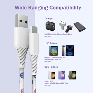 สาย USB Type-C สำหรับ iPhone iOS ได้รับการรับรอง MFI การชาร์จที่รวดเร็วป้องกันการถักเปียสำหรับแท็บเล็ตรถยนต์มือถือ - Product Image 5
