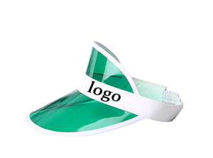 Casquette de pare-soleil en plastique PVC personnalisable pour enfants et adultes unisexe Design à la mode avec impression de logo personnalisé Chine Vente en gros - Product Image 4