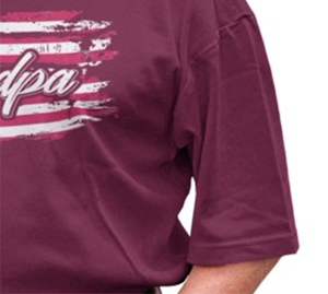 T-shirt unisexe avec drapeau des États-Unis Design subtil à manches courtes en coton et polyester tricoté en gros en vrac pour le jour de l'indépendance patriotique pour hommes - Product Image 3