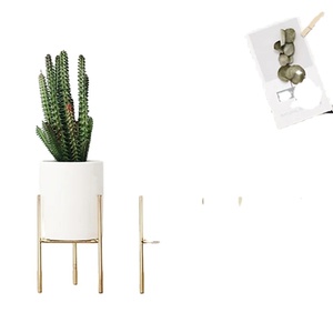 Nouveau rond fleur plante support métal pour intérieur extérieur décor à la maison or fleur support maison intérieur extérieur décor utilisation en gros - Product Image 1