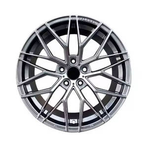 Velg Mobil Alloy 18 inci Hitam Perunggu dengan Hardware Terpasang, Velg Cor 5*114.3, Velg Aluminium Alloy - Product Image 3