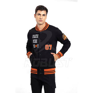 2024 nouveauté Letterman Premium classique bouton personnalisable Vintage Baseball université col montant veste pour l'hiver haut - Product Image 4