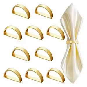 Boho Decor Anneaux de serviette en macramé Décoration de table Anneaux de serviette de Noël Thanksgiving de bonne qualité et à bon prix - Product Image 1