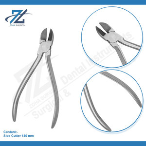 คีมตัดข้าง 140 มม. แบบใช้มือ สแตนเลส คุณภาพสูง สำหรับงานทันตกรรม ด้ามจับตามหลักสรีรศาสตร์ ผ่านการรับรองมาตรฐาน CE จากผู้ผลิต - Product Image 3