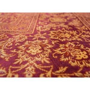 Gulmarg Hand Knotted <b>Silk</b> Rugs <b>Red</b> & Orange Floral Pattern for Home Living Room or Hallway Decor Size 9x12 for Teens - Product Image 3