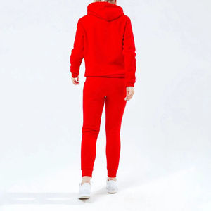 Conjunto de 2 piezas con logotipo personalizado para mujer, ropa de mujer, trajes para correr de otoño e invierno, Jersey, sudadera, pantalones de chándal, chándal para correr - Product Image 2