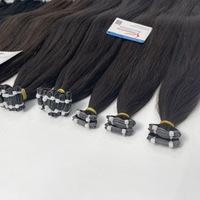 Extensions capillaires 100% cheveux humains vierges Remy vietnamiens, double trame machine, 100g, qualité supérieure, styles variés, naturels