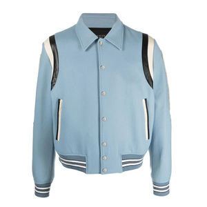 Nueva llegada cómodo Lettermen chaquetas de los hombres al por mayor fabricado en Pakistán con OEM chaqueta de servicio para los hombres - Product Image 1