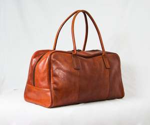 ALW personnalisé grande capacité luxe voyage week-end sac de sport véritable cuir pleine fleur portable caractéristique polyester OEM ODM - Product Image 4