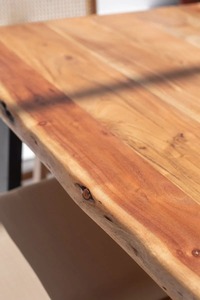 Hiện Đại Cao Cấp Thiết Kế 8-Chỗ Ngồi Bàn Ăn Tối Sống Cạnh Keo Gỗ Không Thấm Nước Kim Loại Chân Sang Trọng Đồ Nội Thất Nhà Cho Biệt Thự - Product Image 4