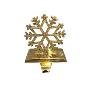 Soporte de media de Reno de latón macizo de estilo moderno, colgador de repisa de Navidad, figurita de ciervo de Metal resistente para decoración del hogar - Product Image 2